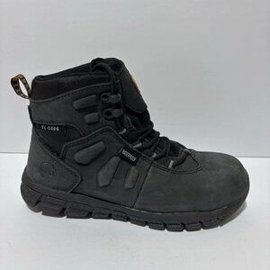 Hoss Men’s Tikaboo Black Composite Toe Work Boots, Size 8 M